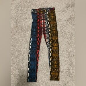 Fashion nova multi colored leggings